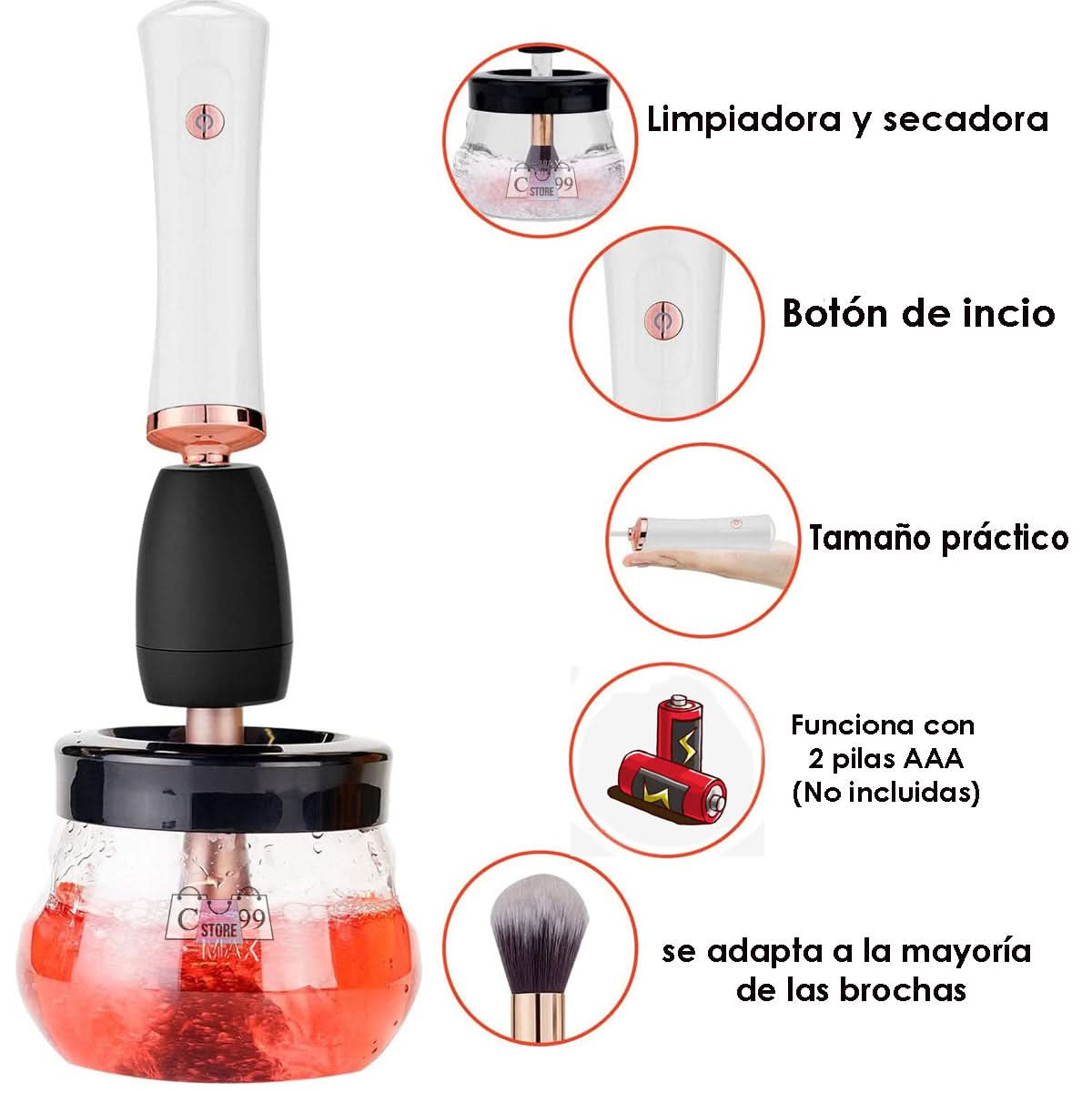 Limpiador Para Brochas De Maquillaje