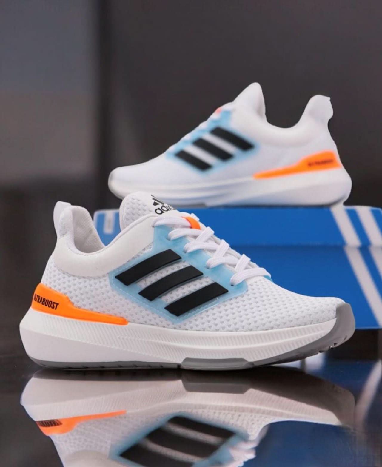 Tenis Adidas Ultraboost Unisex BLANCO NARANJA