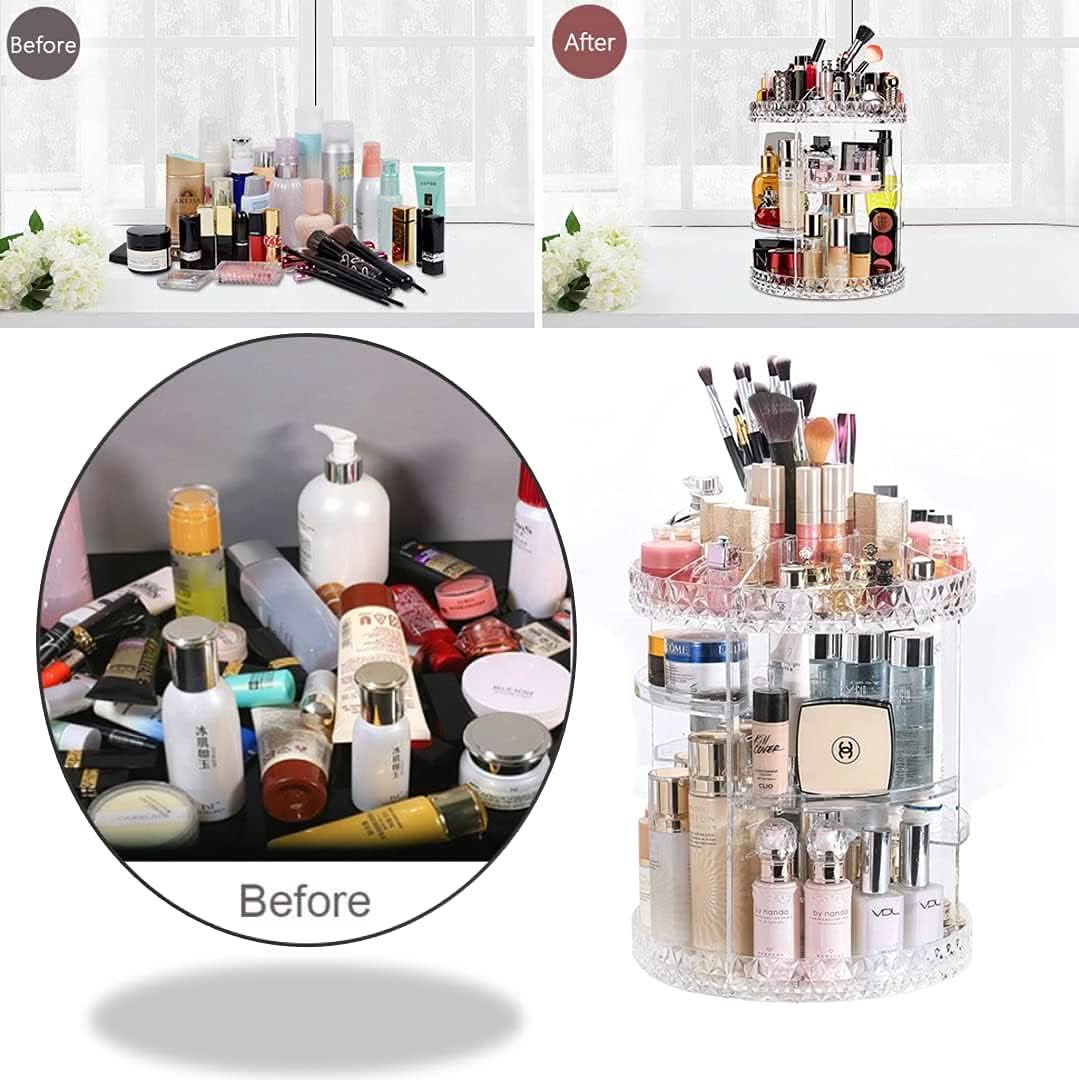 Organizador de maquillaje 360 grados
