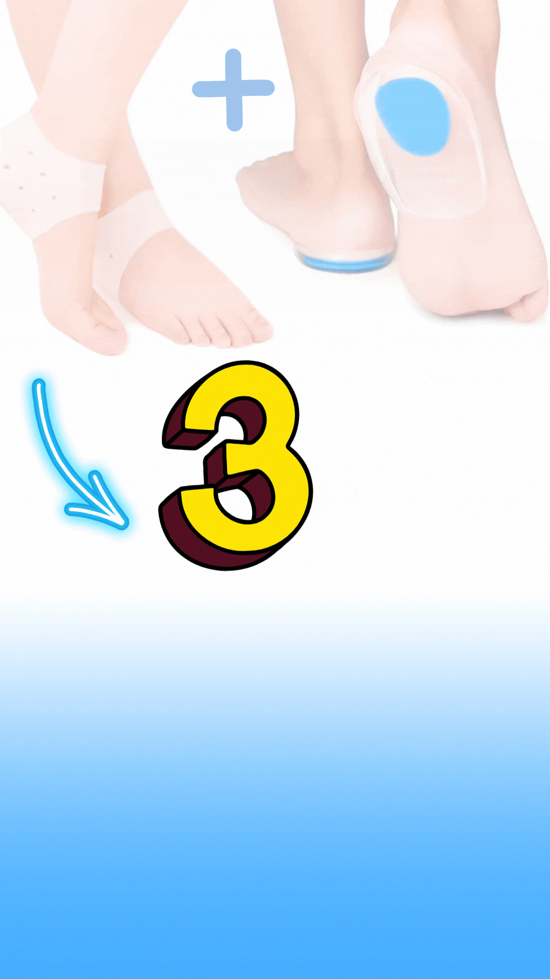 Banda Silicona Talón + Talonera Ortopedica 🎁