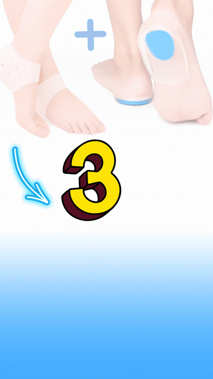 Banda Silicona Talón + Talonera Ortopedica 🎁