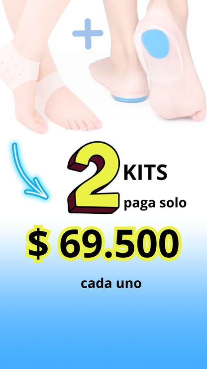 Banda Silicona Talón + Talonera Ortopedica 🎁