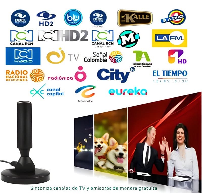 Antena Televisión Digital TDT 5 metros 📺